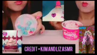 ASMR LEFTOVER DESSERT RACE  Mukbang chocolate  asmr Chocolate race [upl. by Knarf780]