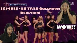 First Time Reacting to GIDLE  LATATA on Queendom [upl. by Wallas]