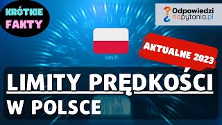 Ograniczenia i Limity Prędkości w Polsce  Kompletny Przewodnik [upl. by Ahsiek]