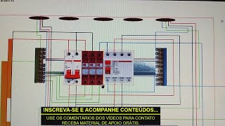 QUADRO DE DISTRIBUIÇÃO BIFÁSICO  110220V COMPLETO FINAL  IDR  DR DPS  PASSO A P eletricista [upl. by Kuo52]