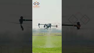 ఈ డ్రోన్ తో ఒక్క గంటలో 10 ఎకరాలకు మందు  drone agriculture shorts  Agmarks [upl. by Ahter]