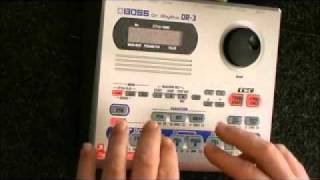 Boss DR3 Drum Machine quotFinger Drumming Jam 2quot [upl. by Ki350]