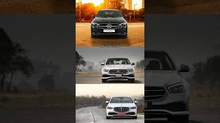 CClass vs EClass vs SClass shorts automobile car mercedes mercedesbenz luxury short like [upl. by Jevon]