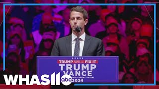 Comedian Tony Hinchcliffe makes crude racist jokes during Trump rally [upl. by Bubb]