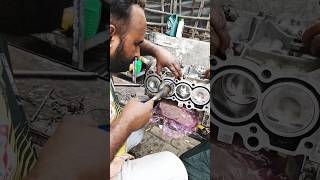 car Maruti Swift dzire engine oil ring piston change mechanic workshop 🧑‍🔧🚗🛠️ [upl. by Mehetabel170]