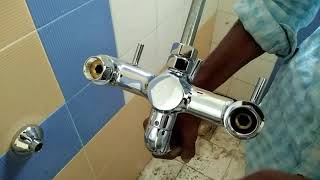 how to install bath wall mixer [upl. by Ahsemrak457]