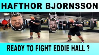 HAFTHOR BJORNSSON LATEST BOXING TRAINING VIDEO [upl. by Cleveland999]