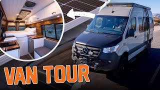 Full Tour of Athena this 4x4 Turbo Diesel Sprinter Van Conversion that You could WIN [upl. by Cathleen]