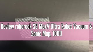 Review roborock S8 MaxV Ultra Robot Vacuum amp Sonic Mop 10000 Pa Suction Corner to Edge Deep Cleani [upl. by Leonor474]