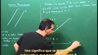 Geometria  Aula 4  Posição relativa entre retas  Legendado [upl. by Kajdan]