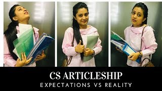 Company Secretary ARTICLESHIP  Expectations Vs Reality Fun Video [upl. by Ching]