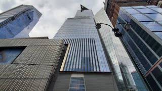 The Edge in NYC 30 Hudson yards 1131 feet high over hanging this beautiful building 11152020 [upl. by Annovaj480]