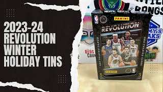 👀First Look👀 202324 Revolution Basketball Winter Holiday Tins [upl. by Viole]