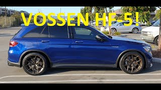 GLC 63 suv  Vossen HF5 weight and specs [upl. by Eecal406]