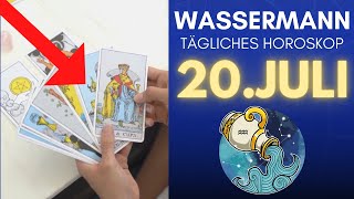 Interessante Wendung 😮🤭 Horoskop  Wassermann  20Juli 2022 [upl. by Afrikah856]