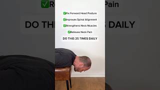 Eliminate Forward Head Posture with This Simple Exercise [upl. by Tasiana]