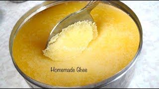 How to make Ghee Clarified Butter Video Recipe by Bhavna [upl. by Omle7]