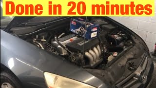 How To Replace A Starter On A 20022007 Honda Accord With A 24l Engine In Just 20 Minutes [upl. by Darren]