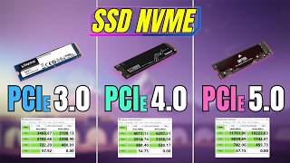 SSD PCIe 50 vs PCIe 40 vs PCIe 30  ¿Cuál es más Rápido 🤔 [upl. by Ihsir]