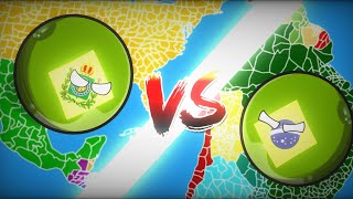 Brasil VS Império do Brasil 2 MelhoradoJapaoBalls1YT e brasilball01 nota [upl. by Inava]