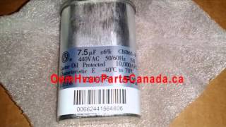 75 MFD 440 Run Capacitor P2910754 [upl. by Ehud]