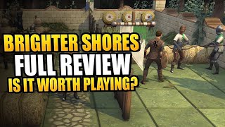 Brighter Shores Review  NEW Grindy Runescape Like MMORPG [upl. by Nahtam392]