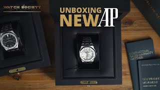 Unboxing My New Audemars Piguet Royal Oak AP 15450 [upl. by Adelice]