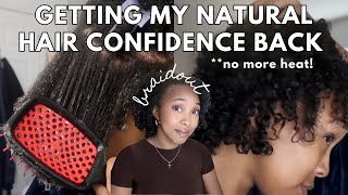 CURLY CLIPINS BRAID OUT  Type 4 Natural Hair [upl. by Lanuk]