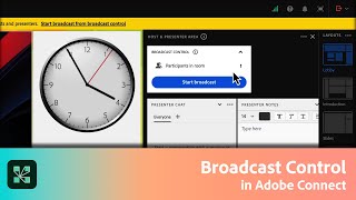 Broadcast Control in Adobe Connect [upl. by Lyndell497]