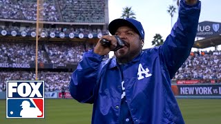 World Series Ice Cube performs It Was a Good Day ahead of Yankees vs Dodgers Game 2  MLB on FOX [upl. by Yelmene]