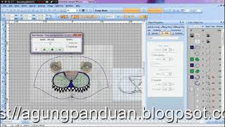 Cara melihat proses bordiran di wilcom e2 [upl. by Lladnek]