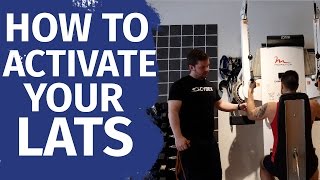 How To ACTIVATE Your Lats Properly [upl. by Ardelia]