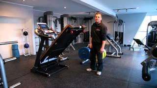 Instructional How To Fold Your Treadmill For Storage [upl. by Letney]