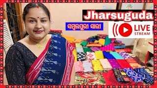 Live Sale of Exquisite Sambalpuri Handloom Sarees by Chandana Nani in Jharsuguda [upl. by Harry]