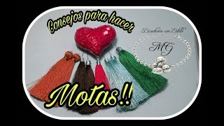 Consejos sencillos para hacer Motas Tassel [upl. by Aileahcim]