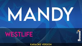 Mandy  Westlife KARAOKE [upl. by Hess]