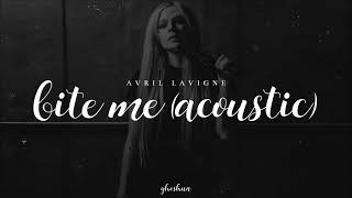 avril lavigne  bite me acoustic lyrics [upl. by Eimmak]