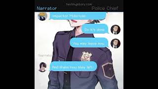 Policeman Deku  Quirkless Omega Deku Sick Deku Texting Story Part 1 MHA Omegaverse Texting Story [upl. by Teressa]