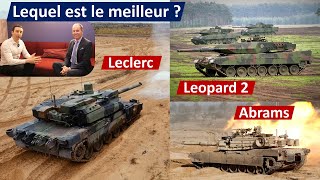 Que vaut vraiment le char Leclerc face aux Leopards Abrams ou T72 [upl. by Esir]