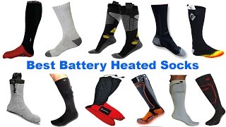 Battery Operated Heated Socks 15 Models [upl. by Atinrehs]