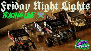 WIN FRIDAY NIGHT LIGHTS  DIRTcar 360 Winged Sprint Cars  BrentGoesFast  IRACING LIVE [upl. by Anbul]