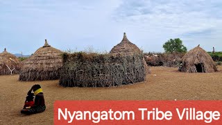 Nyangatom tribe Village Omo Valley Ethiopia [upl. by Irreg]