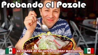 EL POZOLE 🍲  🇨🇱 Chileno prueba comida tradicional mexicana [upl. by Clayton267]