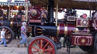 TORBAY STEAM FAIR 2011 PART 24 FAIRGROUND STEAM ENGINES AT DUSK [upl. by Philine]