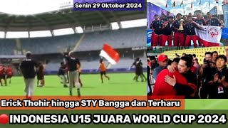 🔴CETAK SEJARAH‼️TIMNAS INDONESIA U15 REBUT JUARA PIALA DUNIA JUNIOR DI SWEDIA 2024  SPEKTAKULER [upl. by Zebulen72]