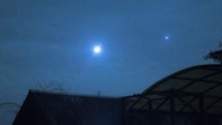 UFO Orbs Flash In The Sky Over Canada [upl. by Alyehs]