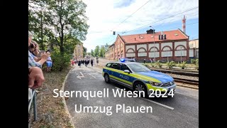 Plauen Sterquellwiesn 2024 Festumzug [upl. by Nnairahs]