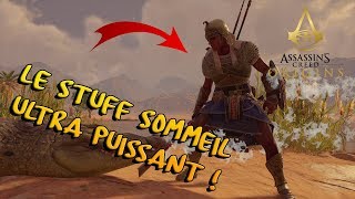 LE STUFF SOMMEIL DANS ASSASSINS CREED ORIGINS  ULTRA PUISSANT  FR [upl. by Adnicul398]