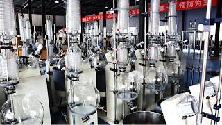 Factory Tour Rotary Evaporator ROTOVAP Machine  Fascinating Manufacturing Process in China [upl. by Wolfson]