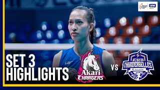 AKARI vs ZUS COFFEE  SET 3 GAME HIGHLIGHTS  202425 PVL ALLFILIPINO CONFERENCE  NOV 14 2024 [upl. by Noseaj]